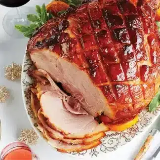 jambon supérieur avec os braisé