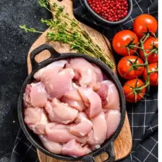 Sauté de cuisse sans os et peau
