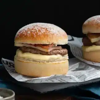 Burgers montagnard sauce oignon